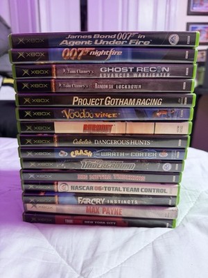 Microsoft Xbox Original Lot Of 15 Video Game Complete Case Manual Tested Working