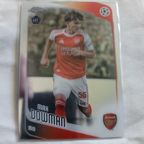 Max Dowman #201 2025 Topps Chrome Premier League card