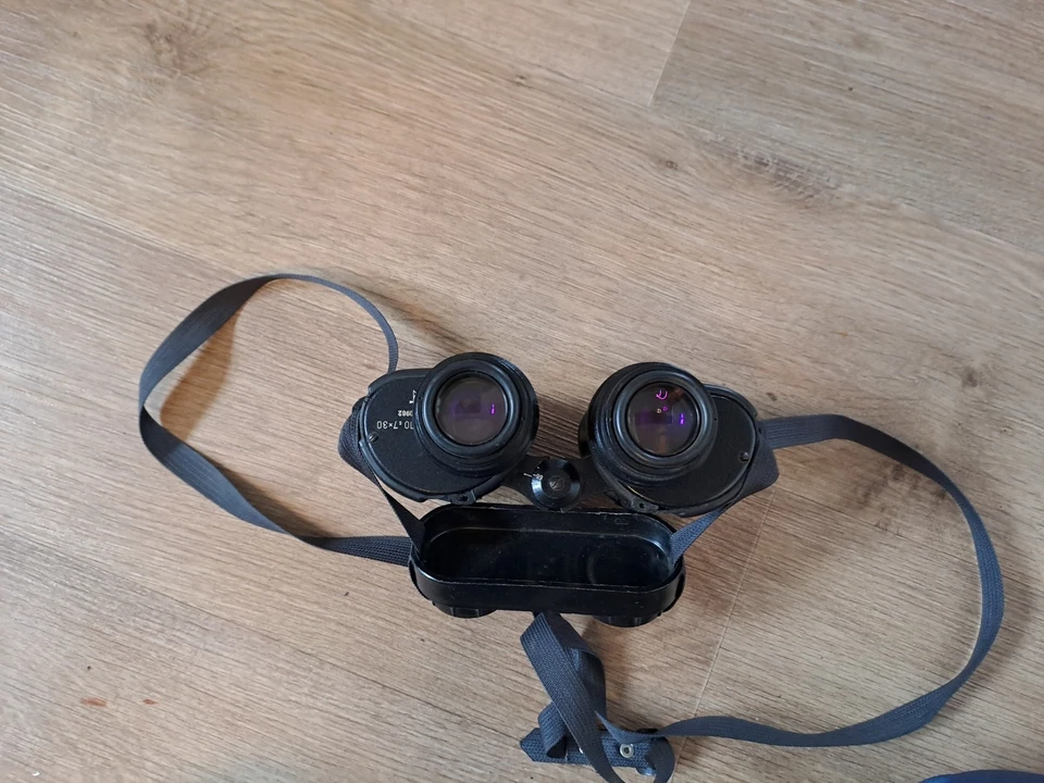 Fernglas BPO c 7x30 Mit Strichplatte (skala) Dienstglas Russland,Sowjetunion - Bild 3 von 4