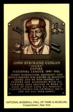 1964-Date Hall of Fame Plaque #60 Jocko Conlan UMP   NM+ J3451981