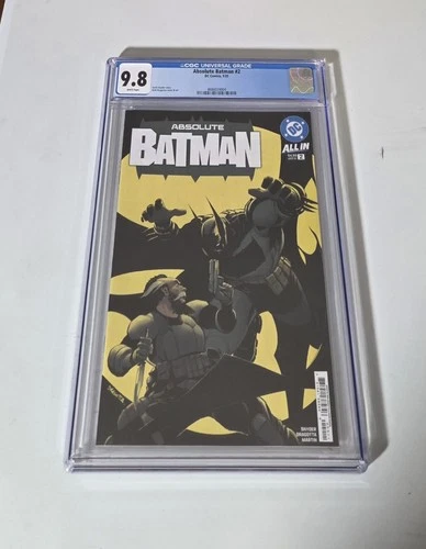 🔥 Absolute Batman #2 CGC 9.8 Grade Cover A 1st Print Nick Dragotta Cover 🔥