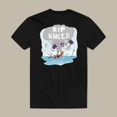 Rip Knees T-Shirt Size S-4XL