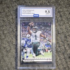 2022 Panini Chronicles Photogenic Pink Jalen Hurts #PH-20 NICE 9.5 Eagles NFL