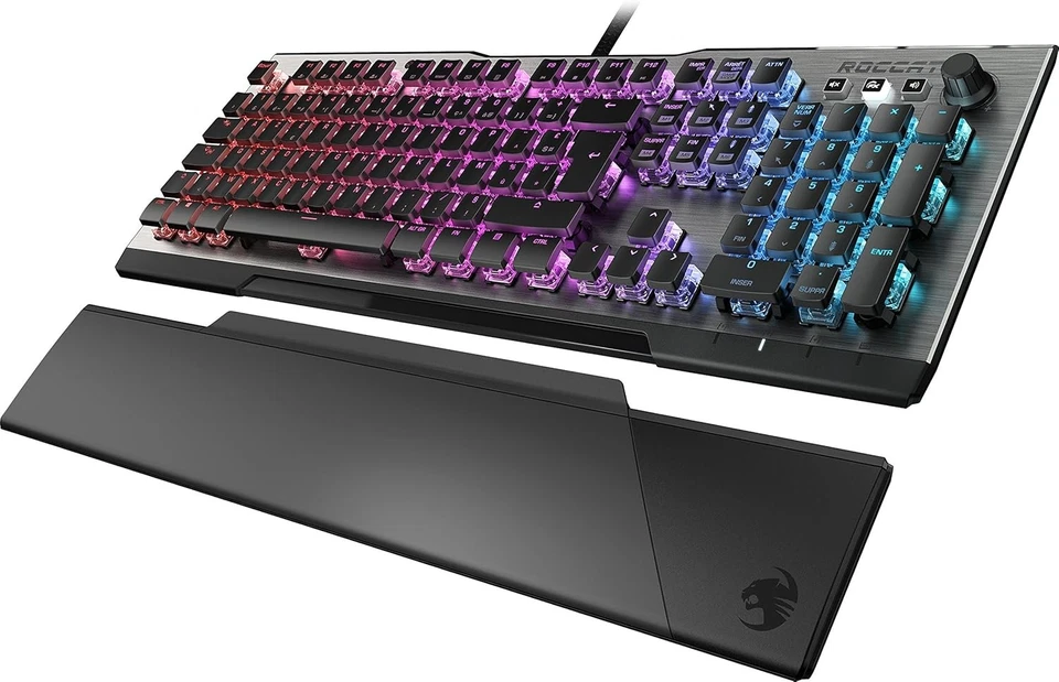 Roccat Vulcan 120 AIMO - tastiera meccanica RGB AZERTY nera per videogiochi - Immagine 2 di 4
