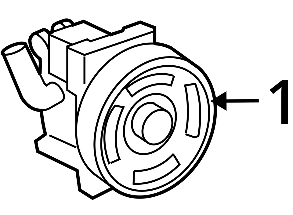 Bomba de columna de dirección asistida Ford Fusion 2006-2009 fabricante original LEHPL Foto 3 de 3