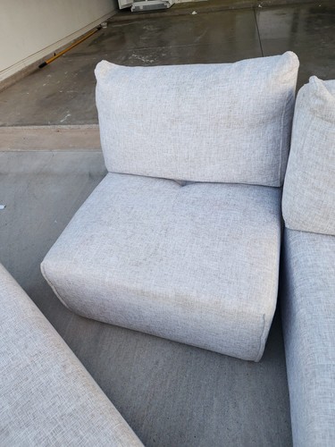 Neatly Used Fabric Sectional-sofa set living room - Picture 3 of 6