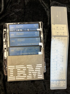 IBM Display Write 3 Version 1.1  - 5.25 Media w/ Keyboard Template