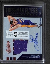 2016-17 Playoff Absolute Basketball Freshman Flyers Autograph #21  Ivica Zubac
