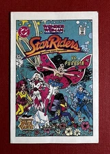 WONDER WOMAN & THE STAR RIDERS vs PURRSIA 1 (VF/NM) 1993 KELLOGG CEREAL PREMIUM*
