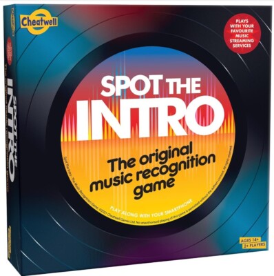 Cheatwell Spiele Spot the Intro Musikerkennung Quizspiel aus den 60er Jahren