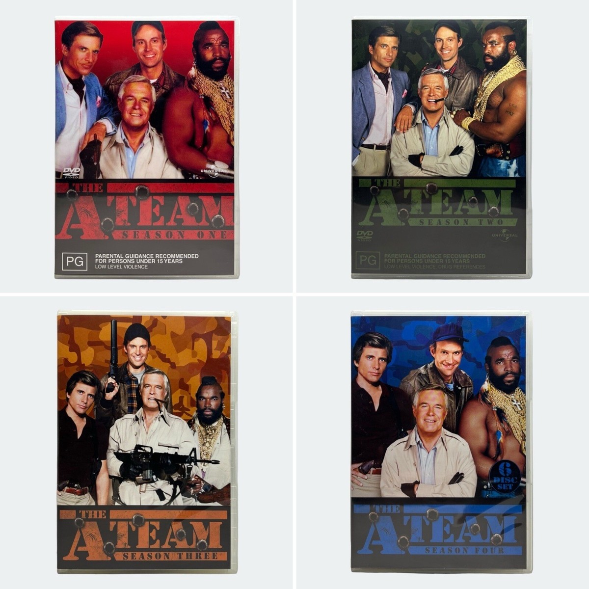The A-Team (1983): The Complete Seasons 1-4 DVD Bundle - Region 2