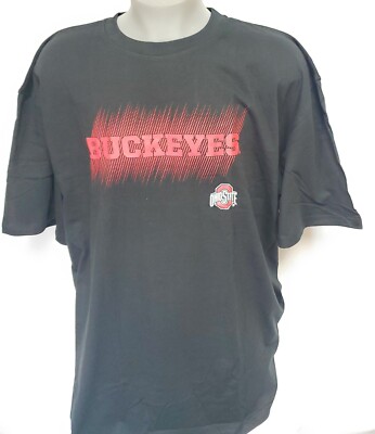 Mens Profile Varsity Ohio State OSU Buckeyes NCAA Black Big & Tall Tee T-Shirt