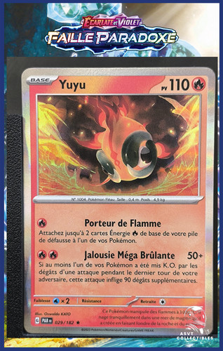 Carte Pokémon Yuyu 029/182 Holo EV4 Faille Paradoxe Ecarlate et Violet