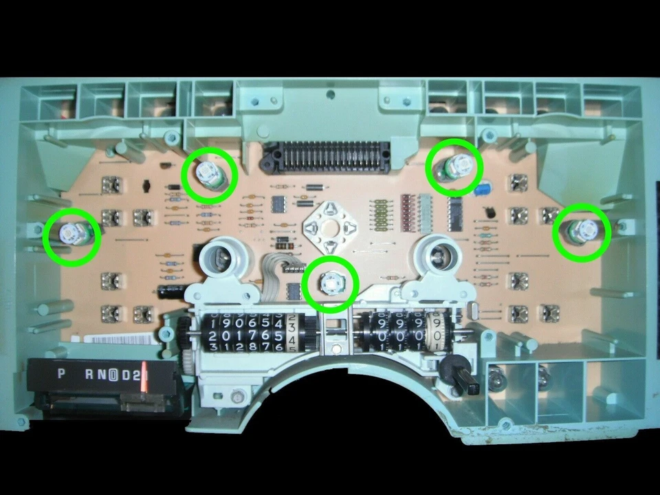 Gauge Cluster LED Dashboard Bulbs Cool White For Chevy GMC 1988-1990 C/K Truck - Image 3 of 4