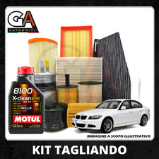 Kit tagliando BMW 320d e90 e91 120kw 163cv 6lt Olio Motul 5w30