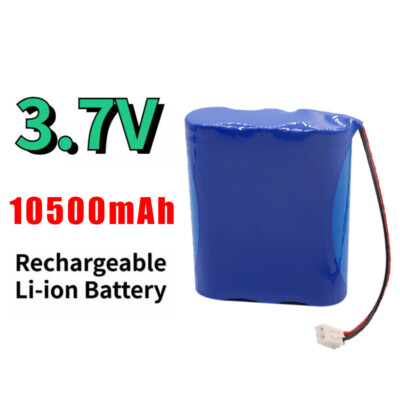 3,7 V 3600~10500 mAh Lithium Ionen große Kapazität Austausch Akku 2,54 Anschluss