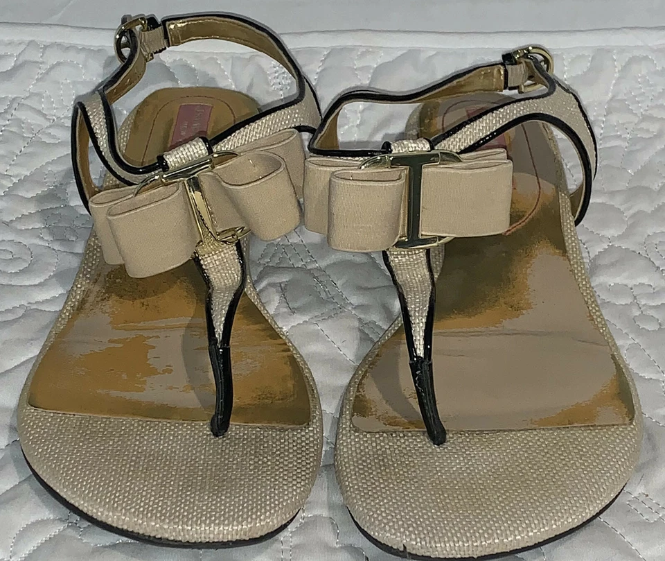 Isaac Mizrahi Нью-Йорк размер 9 текстура бант стринги - Изображение 2 из 4