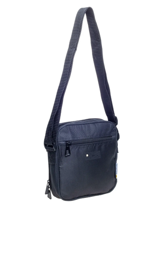 Borsa uomo JCB nera messenger impermeabile tracolla utilità viaggio lavoro - Foto 4 di 12
