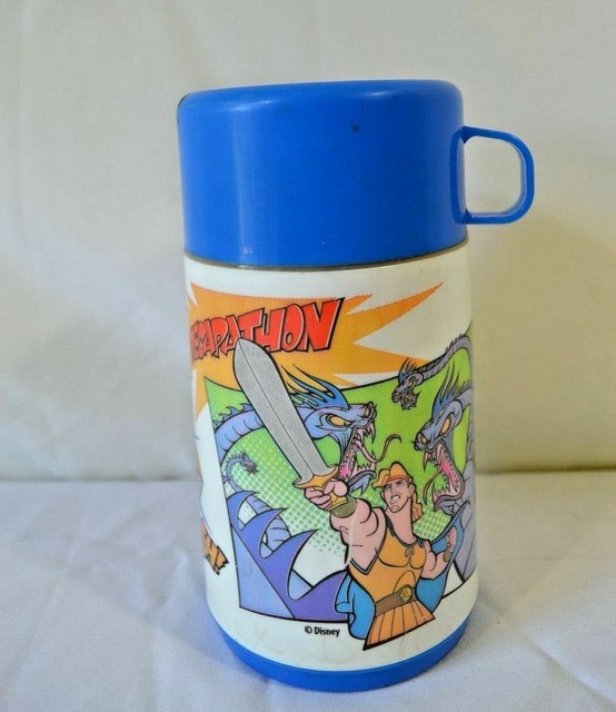 Disney Vintage HERCULES Aladdin Thermos 3 pieces 8oz. Plastic eBay