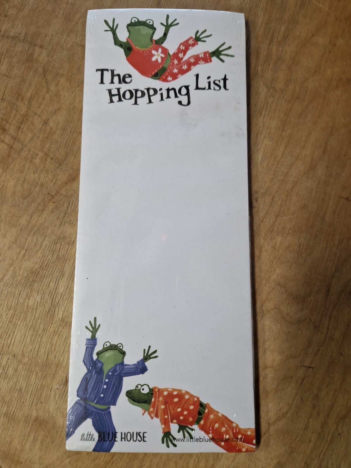 Frogs The Hopping List Magnetic Notepad Frog Funny Magnetic Shopping List Pad