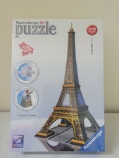 RAVENSBURGER EIFFEL TOWER 216 PC 3D JIGSAW PUZZLE FACTORY SEALED