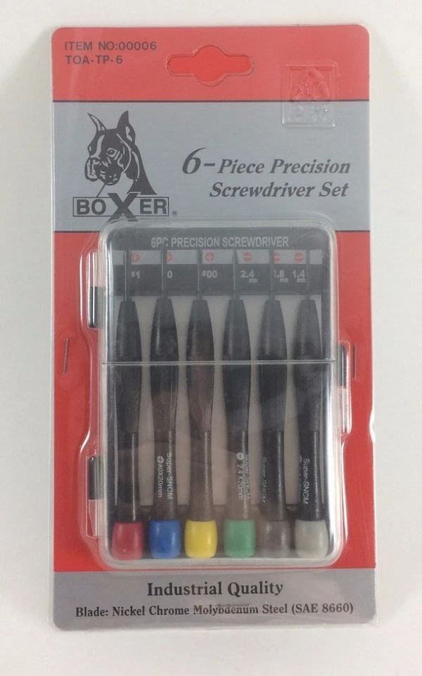 6 Pc Precision Screwdriver Set Electronic Micro Hobby Jewelry Watch Mini  - Image 2 of 4