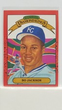 1989 Bo Jackson Donruss Diamond Kings  Kansas City Baseball Card #1 MINT