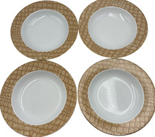 Patricia Deroubaix Reptile Soup Bowls Limoges France Lot of 4 Retired