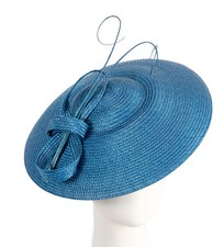 Royal Blue spring racing large plate fascinator by Max Alexander. 100 AU Seller