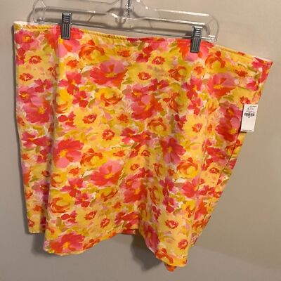 Old navy nwt floral print pull on skirt size 2x