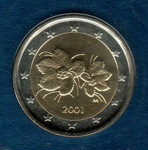 Pièces euro de la Finlande pour 2 Euro année 2001