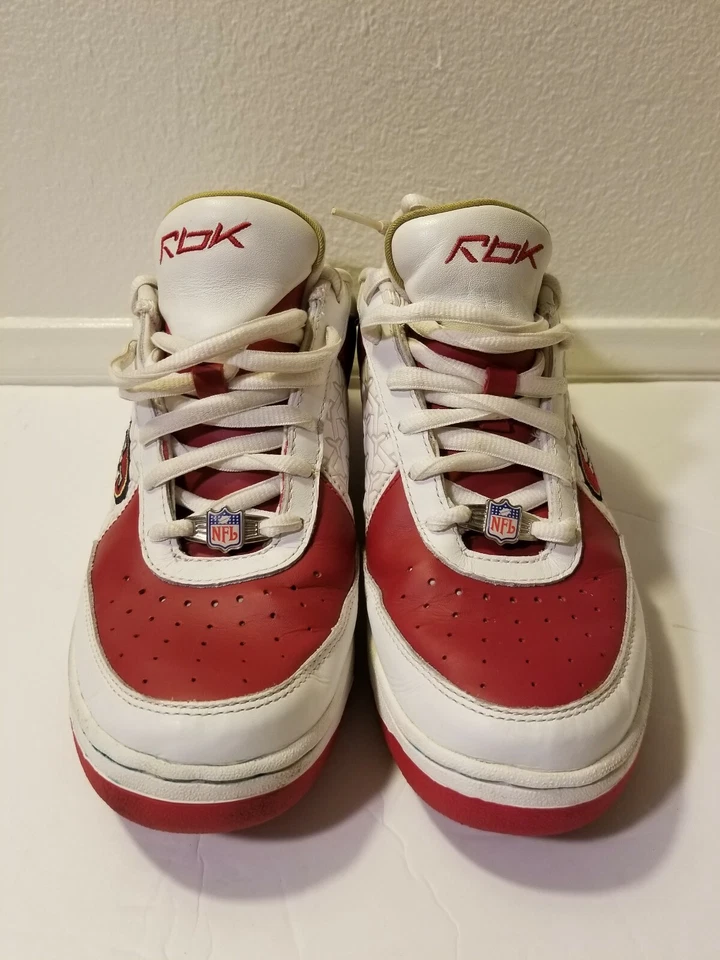 Vintage Reebok NFC-WEST San Francisco 49ers Rare Shoes Size 8 Mens. - Image 3 of 4