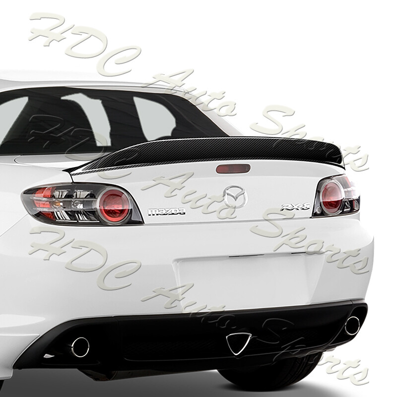 For 2004-2011 Mazda RX-8 RX8 Real Carbon Fiber Rear Trunk Duckbill