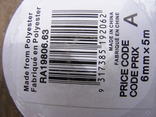 30 Reels of Celebrate Ribbon Chocolate White Edge Grosgrain Ribbon, 5M by 6MM - Picture 2 of 4