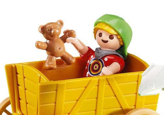 Playmobil Set 6439 Nursery Teacher Mother and Children with Wagon