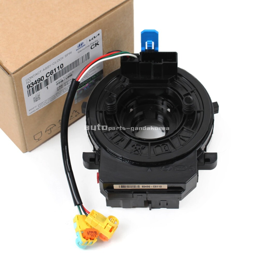 Genuine Oem 93490C6110 Clock Spring w/ Heated For Kia Sorento 2016