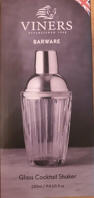 Viners Barware Glas Cocktail Shaker