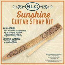 Sunshine Guitar Strap Kit Made by SLC with Instructions Included