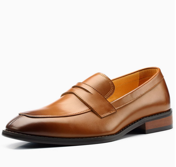 SAOLA Scarpe mocassino uomo slip on abito formale vera pelle derby party business