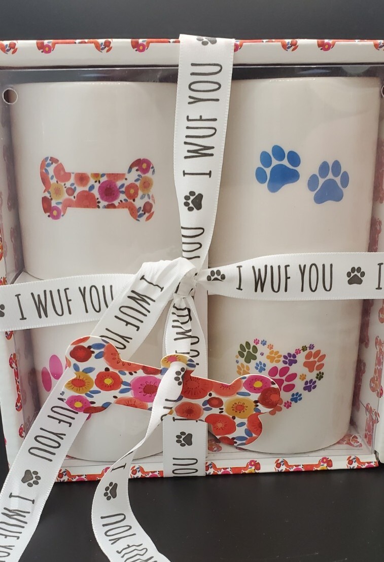 SAND+PAWS 4 Piece Candle Gift Set For Dog Mom Or Dad-Made W/Essential Oils-New thumbnail 2