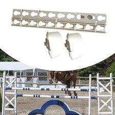 2 Pieces Keyhole Tracks with Jump Cup for Competition Equestrian Enthusiasts