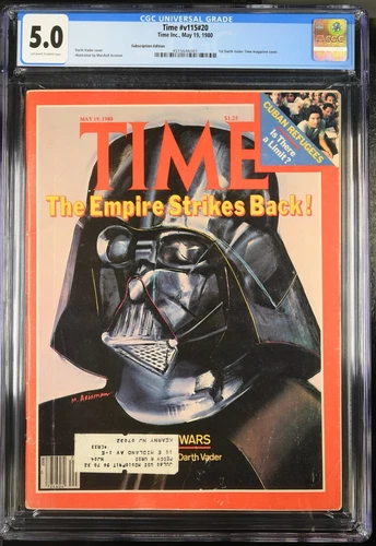 Star Wars- The Empire Strikes Back - Time Magazine 5/19/80 - CGC 5.0 graded
