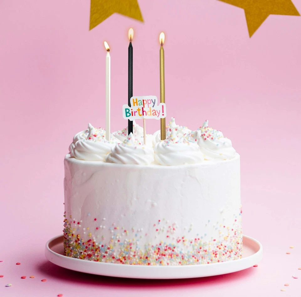 24 шт. 13 см/5,1 дюйма длиной высокий день рождения свечи для торта является идеальным украшением - Изображение 3 из 4