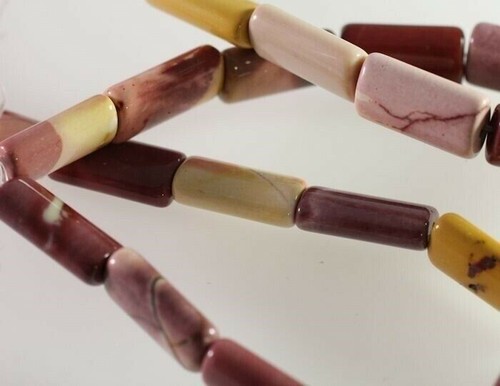 1 Strand(26) Mookaite Multi Color 8x16mm Pillow Rectangle Beads with 1mm Hole * - Picture 1 of 4