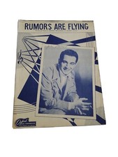 RUMORS ARE FLYING SHEET MUSIC VINTAGE 1946 BENNIE BENJAMIN GEORGE WEISS OXFORD
