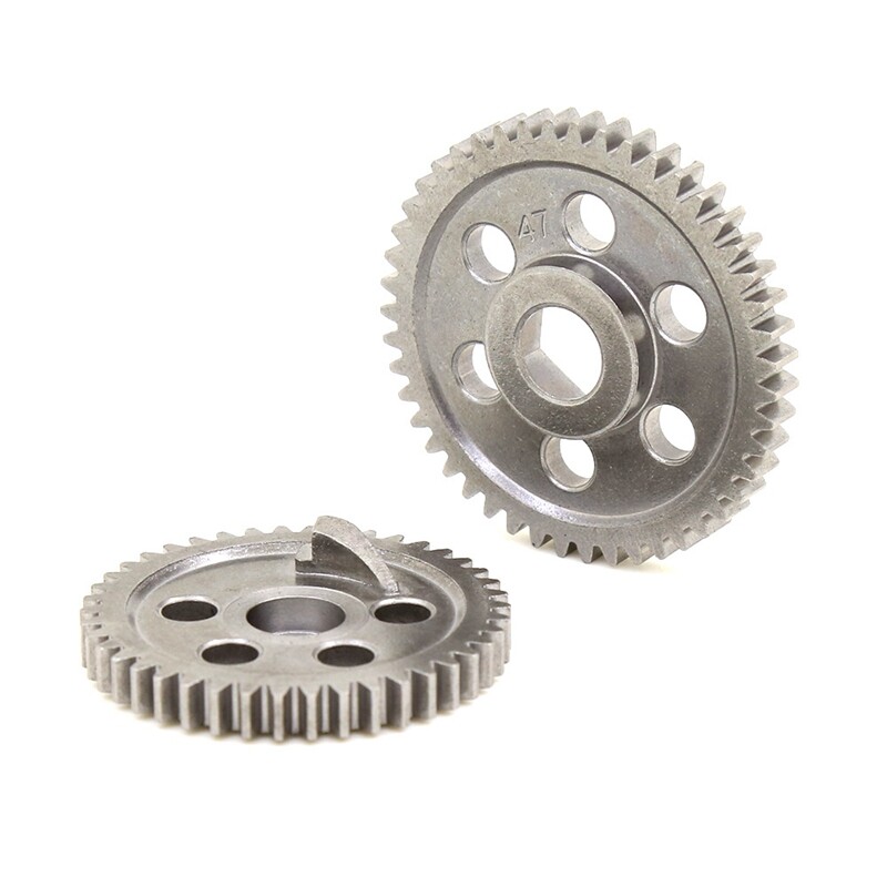 Ingranaggi Riduzione In Acciaio 42 E 47 Denti Per Auto RC 1/10 HSP 94155 94166