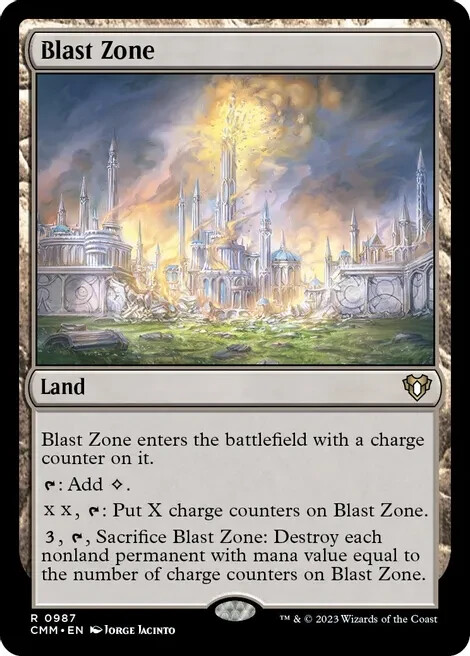 BLAST ZONE 987 Commander Masters MTG Magic NM