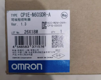 New In Box Omron CP1E-N60SDR-A PLC Module