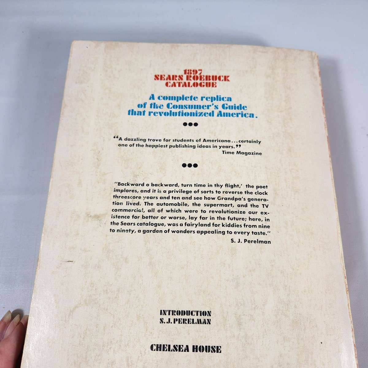 1897 Sears Roebuck Catalogue Consumers Guide Soft Cover Book