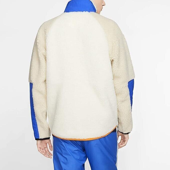 nike heritage half zip sherpa jacket